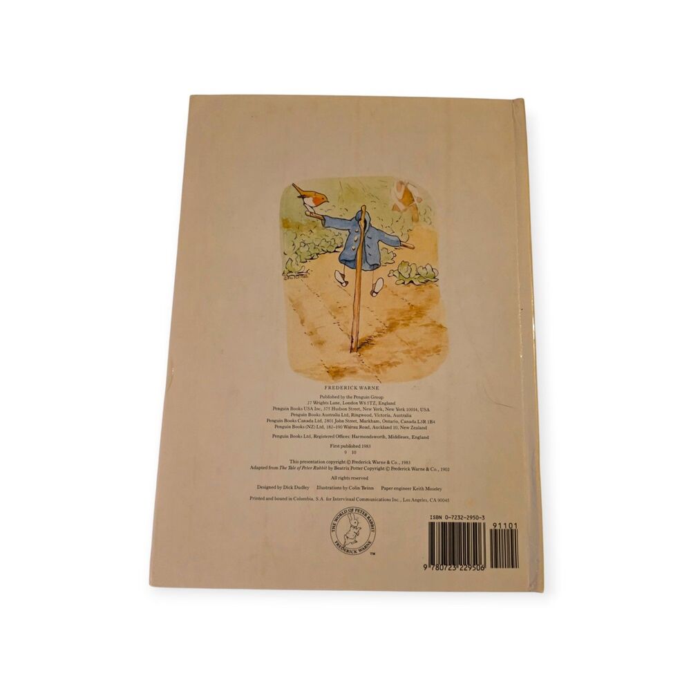 The Peter Rabbit Pop-Up Book Beatrix Potter Vintage 1983 HC Popups Partial - Picture 9 of 9